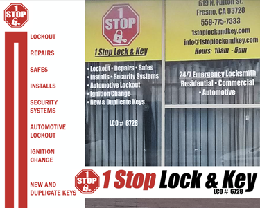 1 stop lock and key